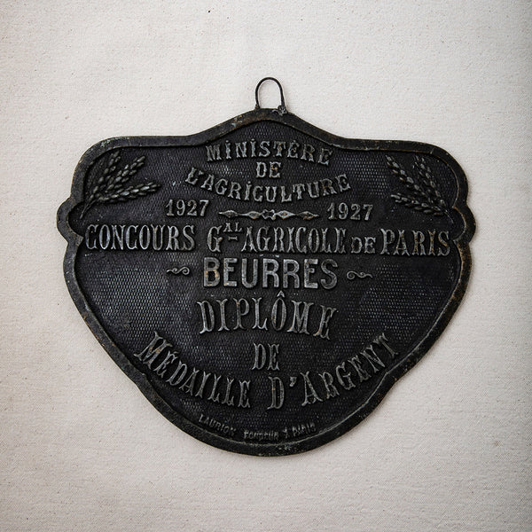 Silver Medal Prize Plaque