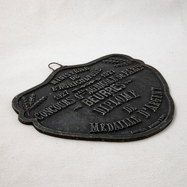 Silver Medal Prize Plaque