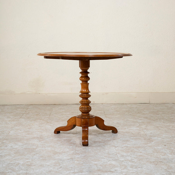 Walnut Pedestal Table