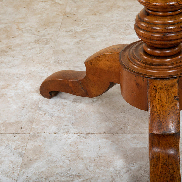 Walnut Pedestal Table
