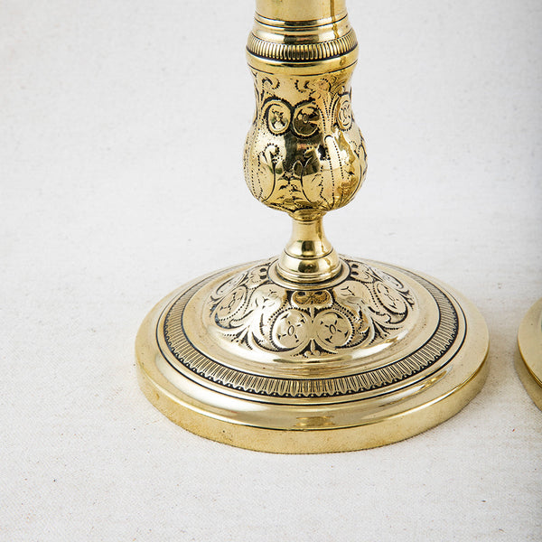 Pair of Brass Candlesticks