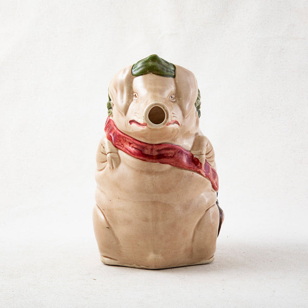 Majolica Pig Pitcher