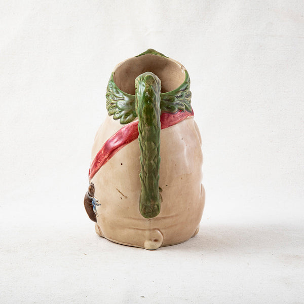 Majolica Pig Pitcher
