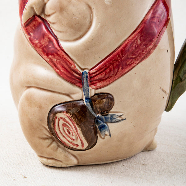 Majolica Pig Pitcher