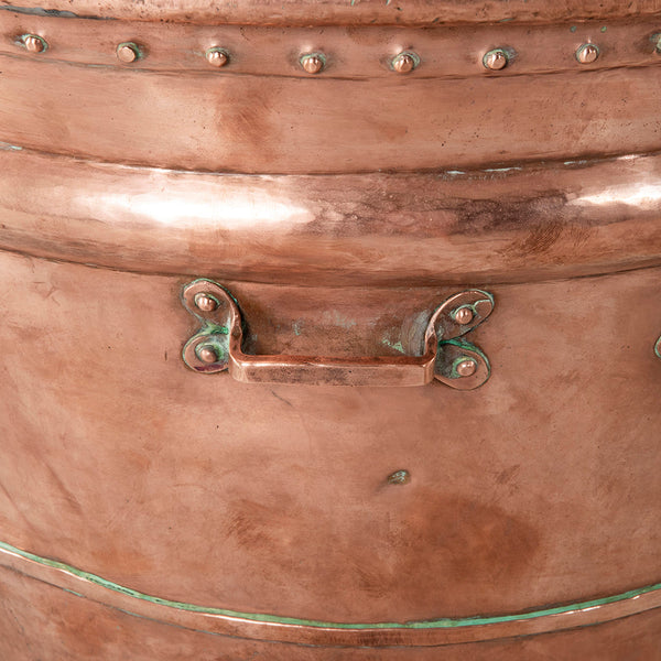 Copper Grape Gathering Basket