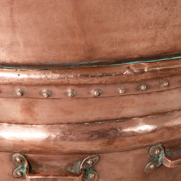 Copper Grape Gathering Basket