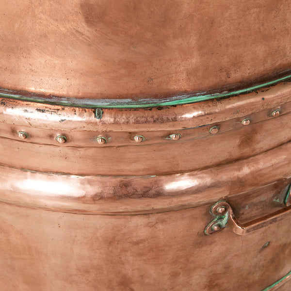 Copper Grape Gathering Basket