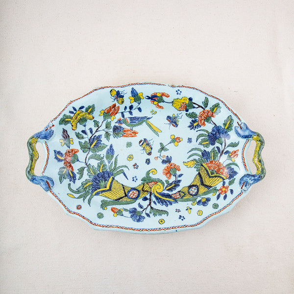 Desvres Faience Platter