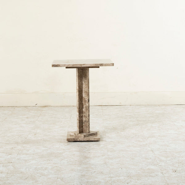 Square Stone Side Table