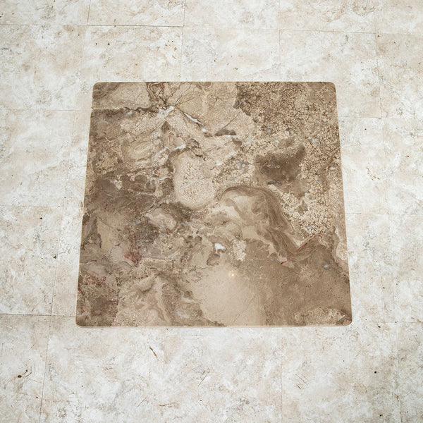 Square Stone Side Table