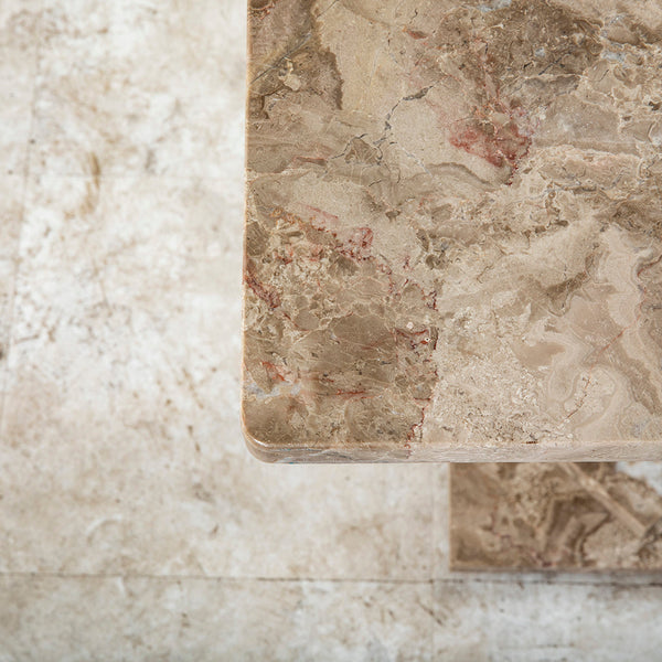 Square Stone Side Table