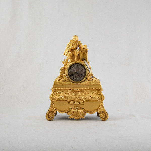 Gilt Bronze Mantle Clock