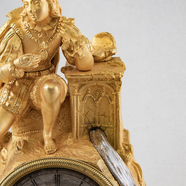 Gilt Bronze Mantle Clock