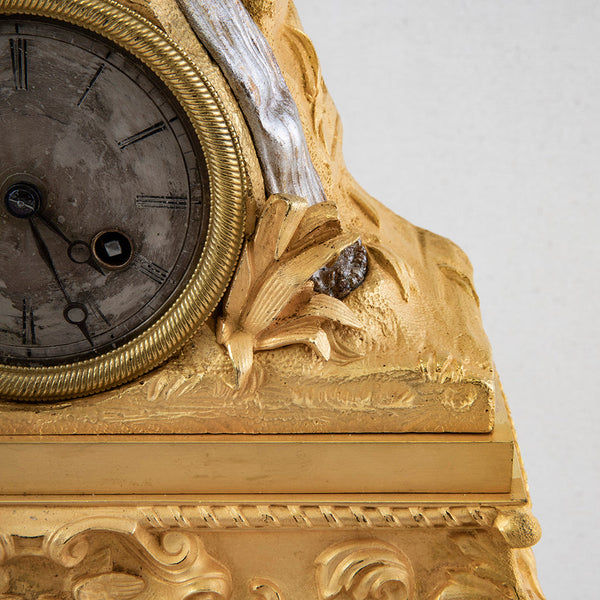 Gilt Bronze Mantle Clock