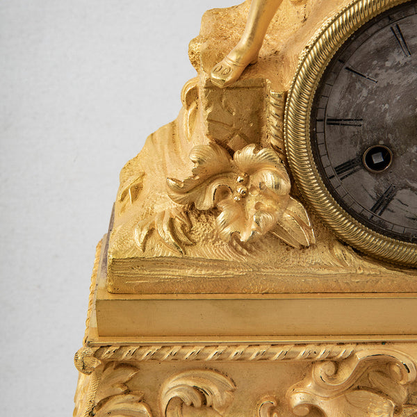 Gilt Bronze Mantle Clock