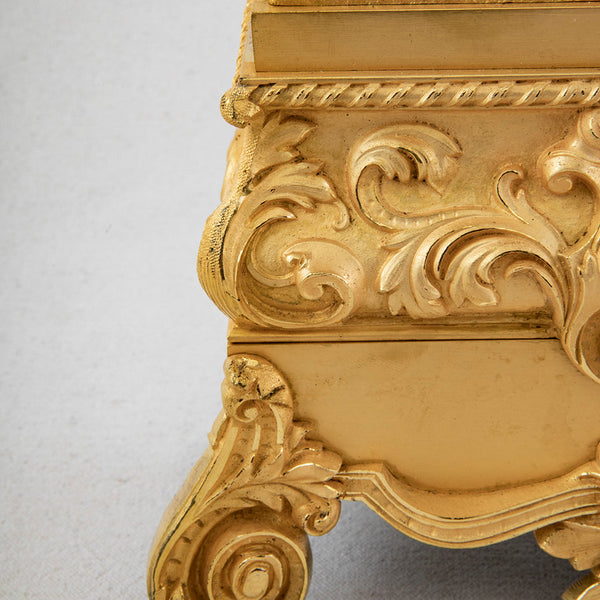 Gilt Bronze Mantle Clock