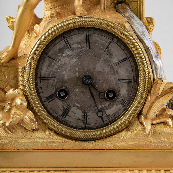 Gilt Bronze Mantle Clock