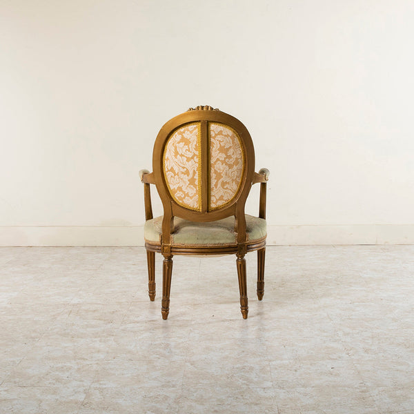 Four Giltwood Aubusson  Chairs