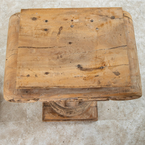 Pair of Wooden Columns