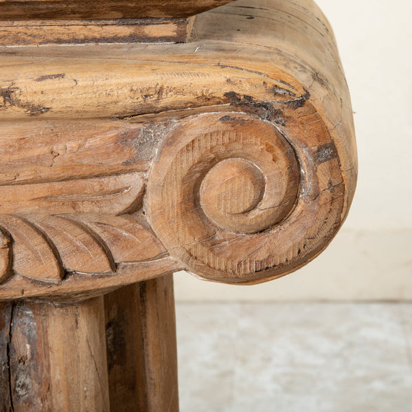 Pair of Wooden Columns