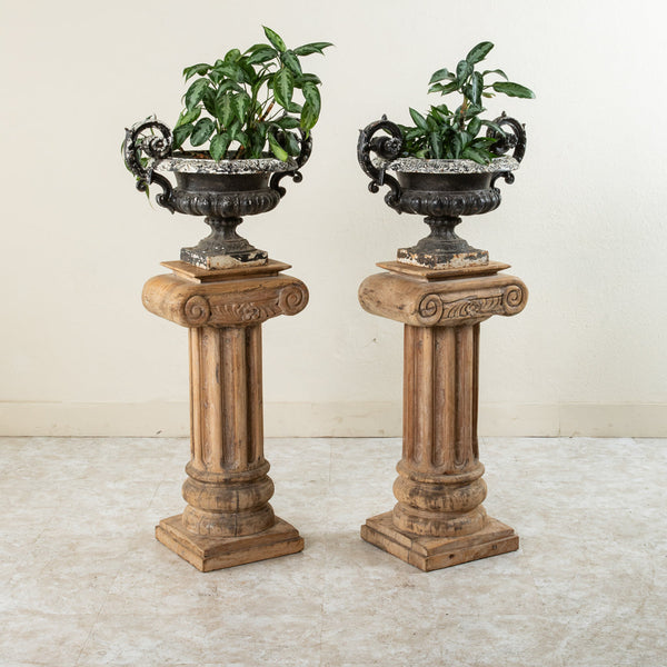 Pair of Wooden Columns