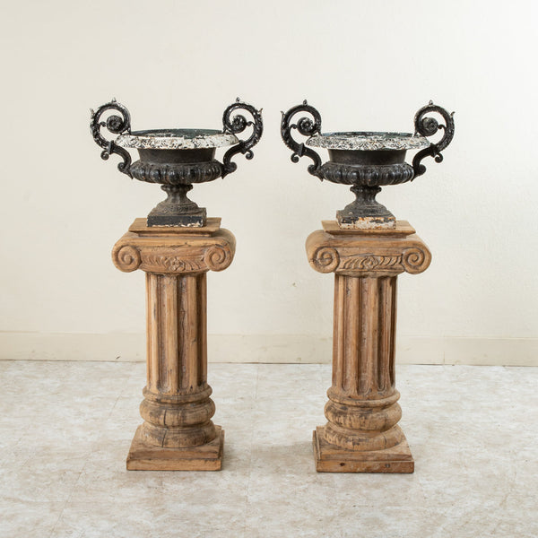 Pair of Wooden Columns
