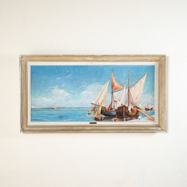 Large Framed Oil Painting