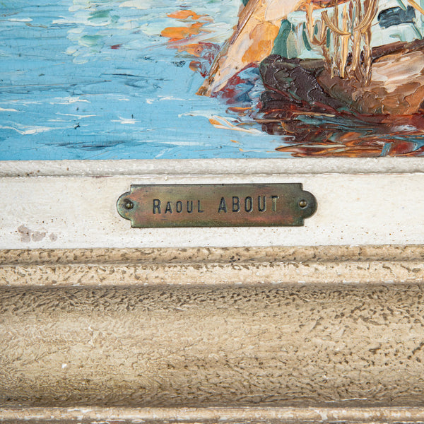 Large Framed Oil Painting