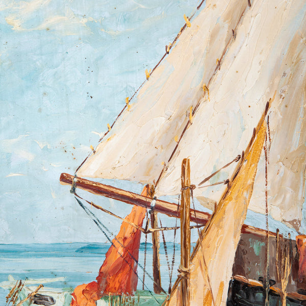 Large Framed Oil Painting