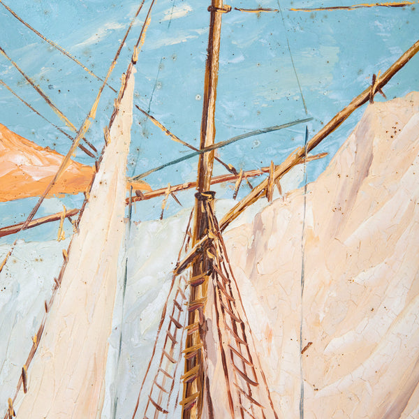 Large Framed Oil Painting