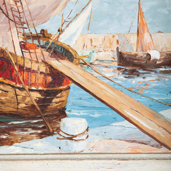 Large Framed Oil Painting