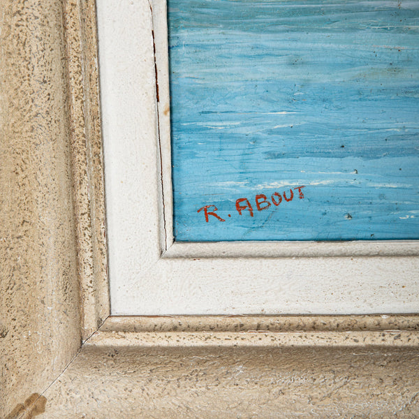 Large Framed Oil Painting