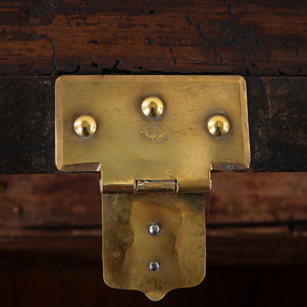Wooden and Brass Trunk