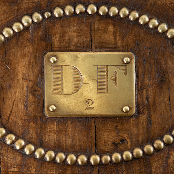 Wooden and Brass Trunk