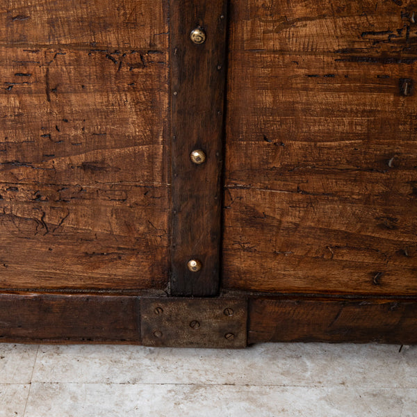 Wooden and Brass Trunk