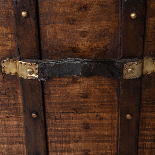 Wooden and Brass Trunk