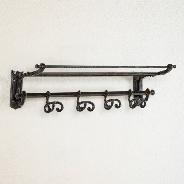 Iron Hat and Coat Rack