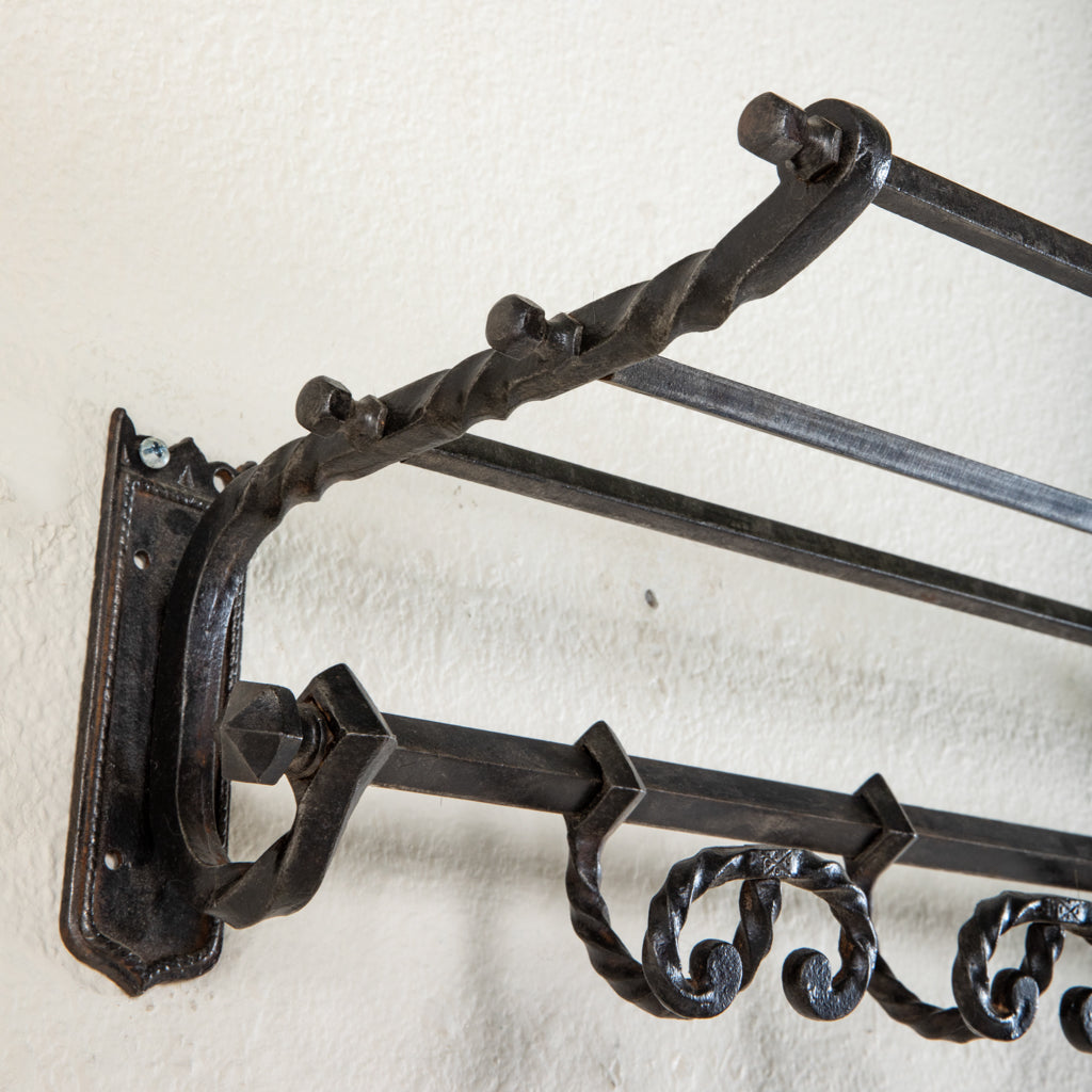 Iron Hat and Coat Rack French Metro Antiques - Main Image