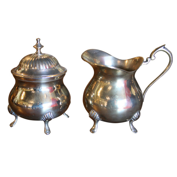 Sugar Bowl and Creamer